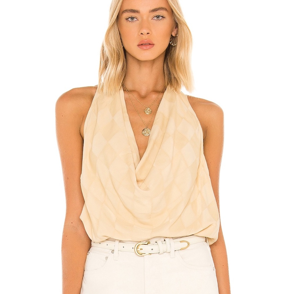L’Academie cowl neck bodysuit